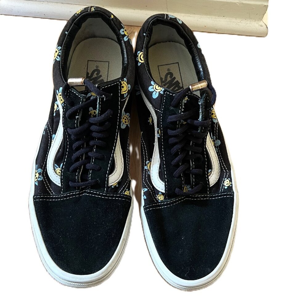 VANS Off the Wall Old Skool Trippy Grin Floral Shoes Women's US 11 Men's US 9.5 - Picture 2 of 12